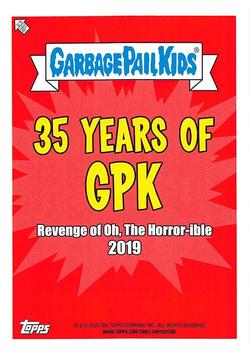2020 Topps Garbage Pail Kids 35th Anniversary #89a Killer Cory Back