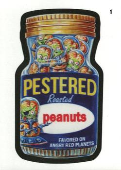 2019 Topps On Demand Set 15: Wacky Packages: Attacky Packages #1 Pestered Roasted Peanuts Front