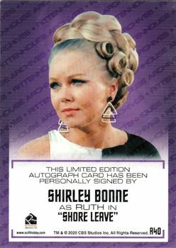 2020 Rittenhouse Star Trek The Original Series Archives & Inscriptions - Autographed Inscriptions #A40 Shirley Bonne Back