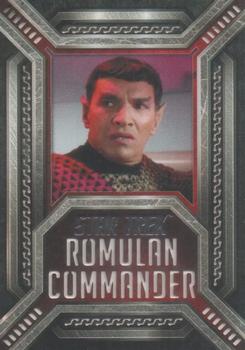 2020 Rittenhouse Star Trek The Original Series Archives & Inscriptions - Laser Cut Villains #L27 Romulan Commander Front