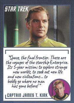 2020 Rittenhouse Star Trek The Original Series Archives & Inscriptions - Promos #P1 Captain James T. Kirk Front