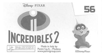2018 Panini The Incredibles 2 Album Stickers #56 A Mountain-Top Mansion Back