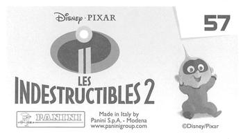 2018 Panini The Incredibles 2 Album Stickers #57 A Mountain-Top Mansion Back