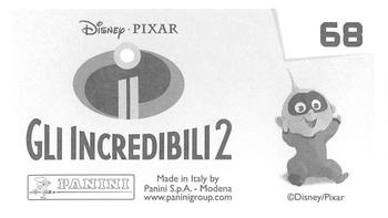 2018 Panini The Incredibles 2 Album Stickers #68 A Mountain-Top Mansion Back