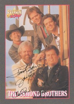 1992 NAC/Hit Cards International Branson On Stage - Gold Signature #74 The Osmond Brothers Front