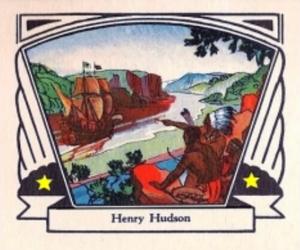 1930-39 M.J. Holloway & Co. Adventure Pictures (R2) #5 Henry Hudson Front