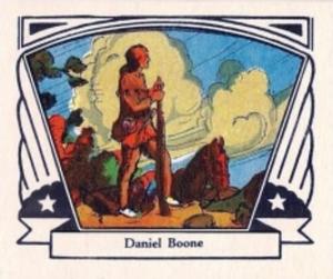 1930-39 M.J. Holloway & Co. Adventure Pictures (R2) #6 Daniel Boone Front