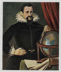 1934 Eckstein-Halpaus Die Grossen der Weltgeschichte (The Greats of World History) #44 Johannes Kepler Front