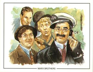 1992 Victoria Gallery Partners #5 Marx Brothers Front