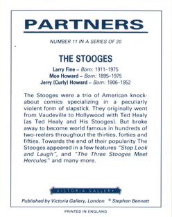 1992 Victoria Gallery Partners #11 Three Stooges Back