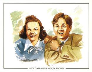 1992 Victoria Gallery Partners #18 Judy Garland / Mickey Rooney Front