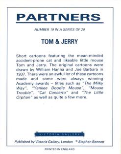 1992 Victoria Gallery Partners #19 Tom & Jerry Back