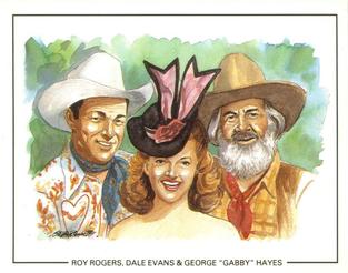 1992 Victoria Gallery Partners #20 Roy Rogers / Dale Evans / George Hayes Front