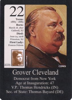 1999-00 Little Debbie C-SPAN American Presidents and First Ladies #22 Grover Cleveland Front