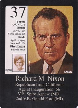 1999-00 Little Debbie C-SPAN American Presidents and First Ladies #37 Richard M. Nixon Front