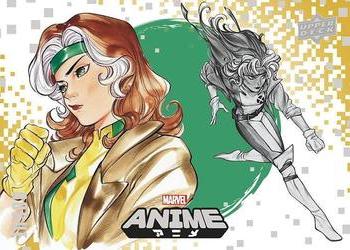 2020 Upper Deck Marvel Anime #9 Rogue Front