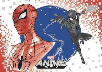 2020 Upper Deck Marvel Anime #13 Spider-Man Front