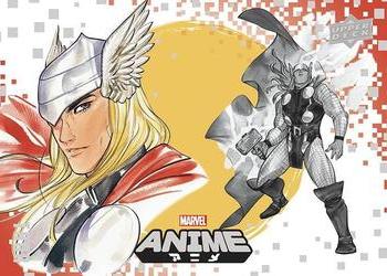 2020 Upper Deck Marvel Anime #16 Thor Front