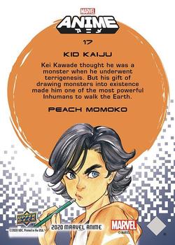 2020 Upper Deck Marvel Anime #17 Kid Kaiju Back
