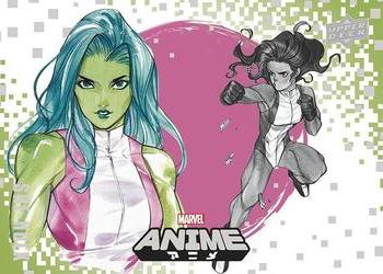 2020 Upper Deck Marvel Anime #21 She-Hulk Front