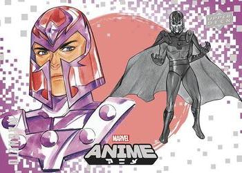 2020 Upper Deck Marvel Anime #22 Magneto Front