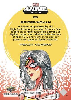 2020 Upper Deck Marvel Anime #23 Spider-Woman Back