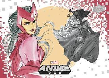 2020 Upper Deck Marvel Anime #28 Scarlet Witch Front