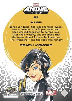 2020 Upper Deck Marvel Anime #32 Wasp Back