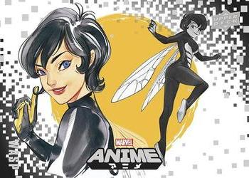 2020 Upper Deck Marvel Anime #32 Wasp Front