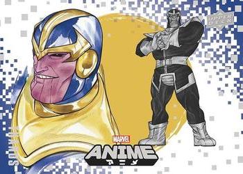 2020 Upper Deck Marvel Anime #36 Thanos Front