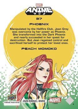2020 Upper Deck Marvel Anime #37 Phoenix Back