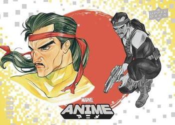 2020 Upper Deck Marvel Anime #44 Forge Front