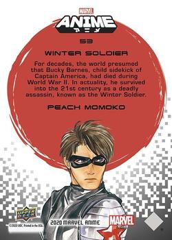 2020 Upper Deck Marvel Anime #53 Winter Soldier Back