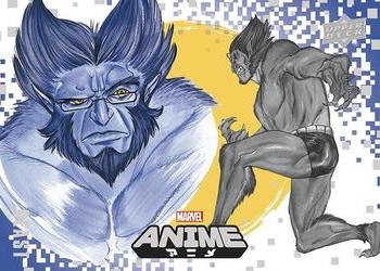 2020 Upper Deck Marvel Anime #59 Beast Front