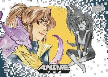 2020 Upper Deck Marvel Anime #60 Kitty Pryde Front