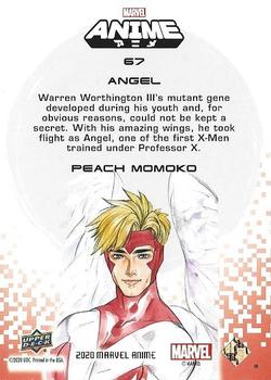 2020 Upper Deck Marvel Anime #67 Angel Back