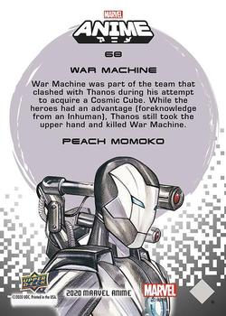 2020 Upper Deck Marvel Anime #68 War Machine Back