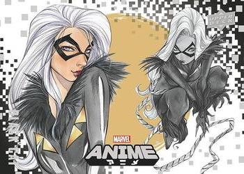 2020 Upper Deck Marvel Anime #69 Black Cat Front