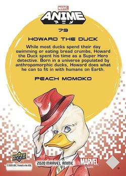 2020 Upper Deck Marvel Anime #79 Howard The Duck Back