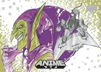 2020 Upper Deck Marvel Anime #81 Green Goblin Front