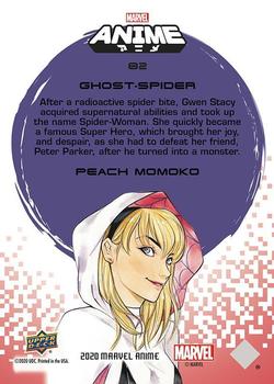 2020 Upper Deck Marvel Anime #82 Ghost-Spider Back