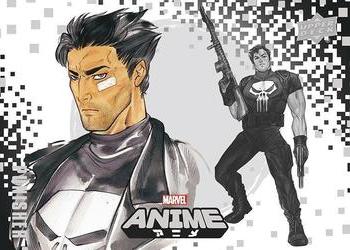 2020 Upper Deck Marvel Anime #88 Punisher Front