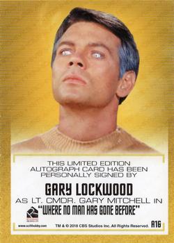 2018 Rittenhouse Star Trek The Original Series The Captain's Collection - Autographed Inscriptions #A16 Gary Lockwood Back