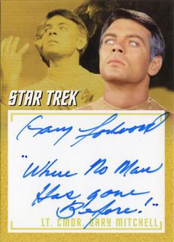 2018 Rittenhouse Star Trek The Original Series The Captain's Collection - Autographed Inscriptions #A16 Gary Lockwood Front