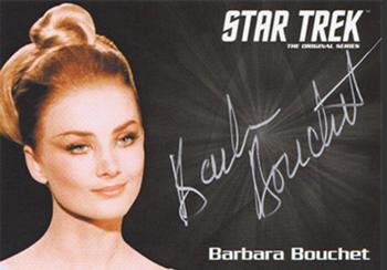 2018 Rittenhouse Star Trek The Original Series The Captain's Collection - Autographs (Silver Signature Series Design) #NNO Barbara Bouchet Front