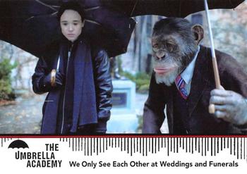 2020 Rittenhouse The Umbrella Academy Season One #05 We Only See Each Other at Weddings & Funerals Front