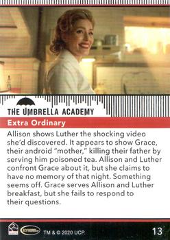 2020 Rittenhouse The Umbrella Academy Season One #13 Extra Ordinary Back