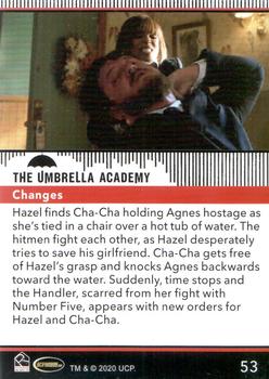 2020 Rittenhouse The Umbrella Academy Season One #53 Changes Back