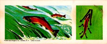 1968 Nabisco Sugar Daddy Wildlife Collection Series 6 #7 Silver Salmon Front