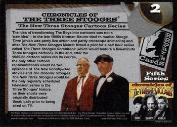 2016 RRParks Chronicles of the Three Stooges - The New Three Stooges Cartoon Series #2 The idea of transforming The boys into cartoons Back